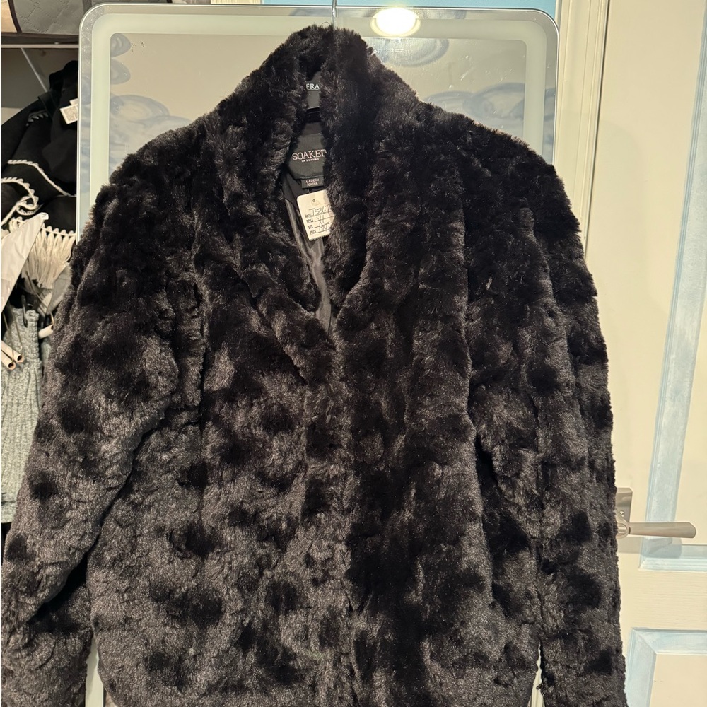 Faux Furr Cropped Puff Coat